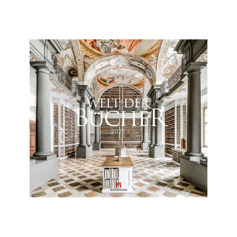 Welt der Bücher - Bibliotheken-Kalender 2025